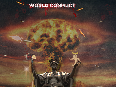 world conflict branding cover design graphic design icon illustration logo music track