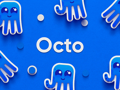 Octo Branding blue branding branding agency branding and identity branding design design illustration logo texture typography vector web