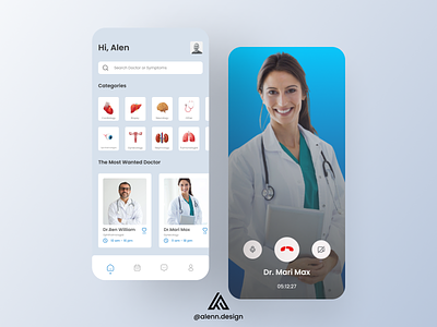 Medical Concept App - UI Design 🩺 😀