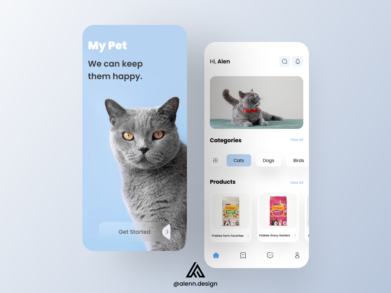 My Pet App - UI Design by Alenn.design on Dribbble