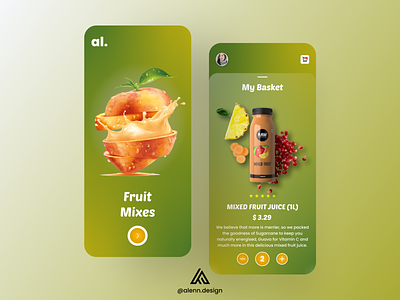 Fruit Juice Mixes Shop Mobile App