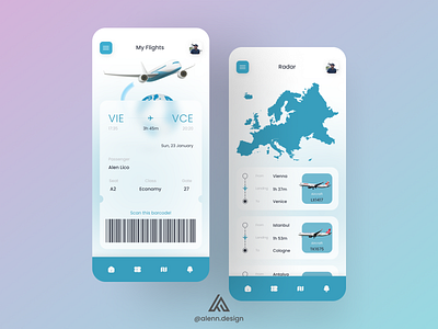 Flights App UI Design 😀 ✈️ 😍