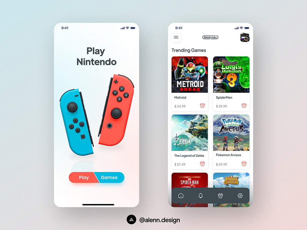 Nintendo Games Store App Ui Design By Alenn.design On Dribbble