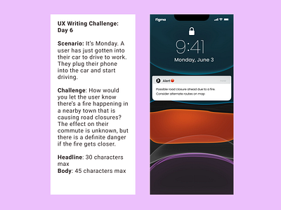 Daily UX Writing Challenge - 6