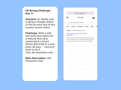 Daily UX Writing Challenge - 11