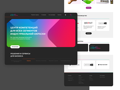 Home Page / Corporate Website / B&W theme clean design figma typography ui ux