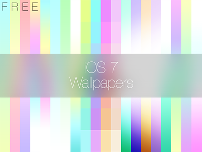 iOS 7 inspired Wallpapers