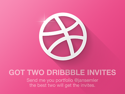 Dribbble Invites dribbble free invite invites portfolio prospect send twitter