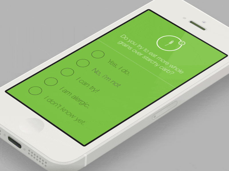 Interface Concept Part 2 after effects animation flat gif green icons iphone movement transition