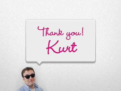 Thank you Kurt invite thank you