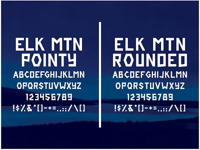 FREE Elk Mtn Font