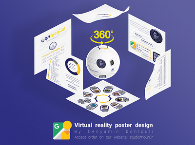 Metaverse Poster / 360 Virtual Tour Poster Design 360 metaverse virtual tour poster design vr vr poster