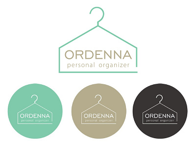 Ordenna Personal Organizer Logo adobe illustrator branding design graphic design logo logo design typography vector