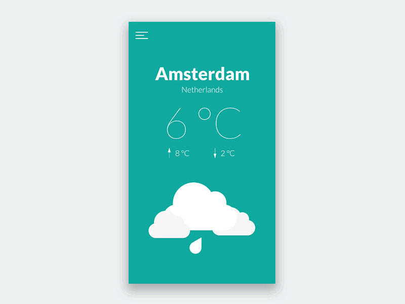 Daily UI - Weather App