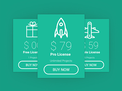 Daily UI - Pricing animation appdesign daily ui flat pricing ui ux