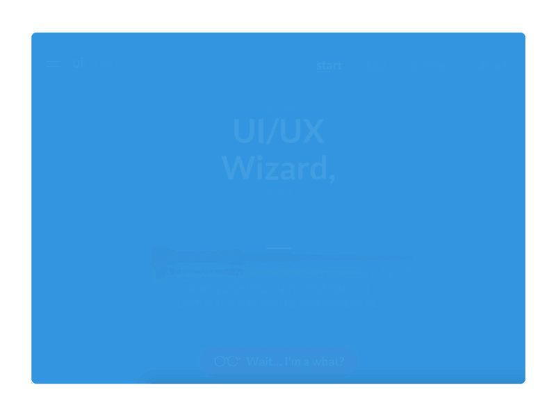 Landing Page animation appdesign daily ui flat landing page prototype ui ux