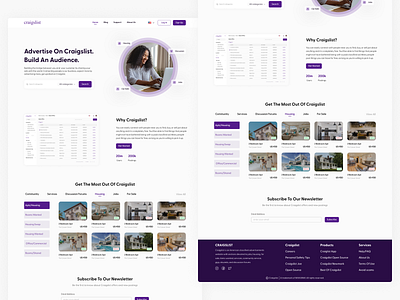 Craigslist Homepage Redesign