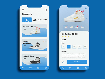 Sneaker App UI