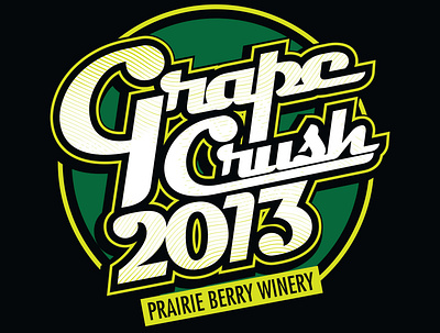 Grape Crush 2013 2022 branding contests design graphic design illustration logo tees typography vector