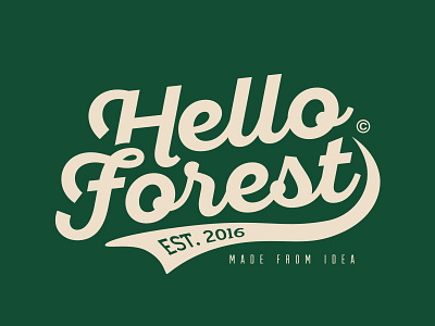 HELLO FOREST 2022 branding contests design graphic design illustration logo student council tees traveling typography vector