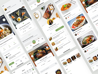 Tastēē - Food Recipe App chef cook cooking eat explore food illustration menu mobile product recipe soup ui ui ux