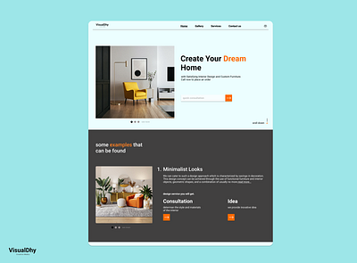 interior design service website user interface app branding design graphic design illustration typography ui ux vector