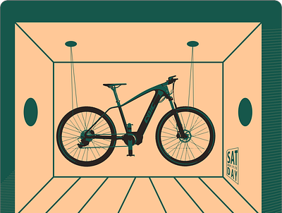 BIKE poster branding design illustration typography