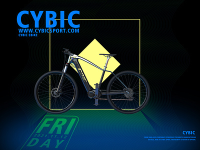 CYBIC BIKE graphic design