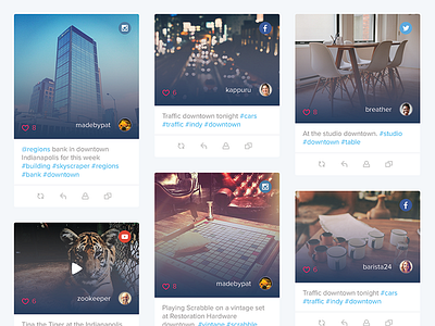 Social Cards card cards facebook heart instagram madebypat photography scrabble social twitter widget youtube