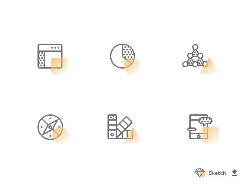 Download Black & Yellow Icon Set