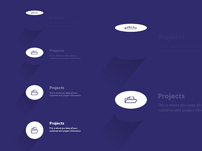 Landing page designs (experiments) colour icons landing page long shadow