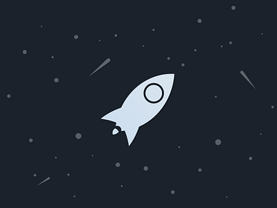 3...2...1... Dribbble! invite rocket simple space thank you thanks