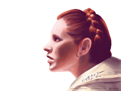 Carrie Fisher as Princess Leia