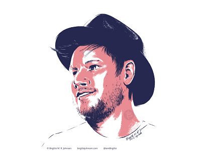 Patrick Stump portrait art digital art digital illustration fall out boy fob illustration limited colour palette limited colours patrick stump portrait