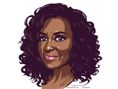 Michelle Obama portrait