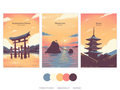 Japanese destination posters