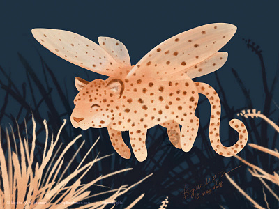 Leopard Moth animal matchup art childrens illustration digital art digital illustration illustration leopard leopard moth moth