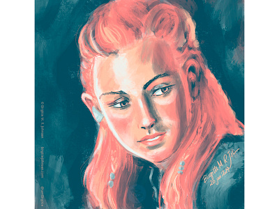 Aloy painterly portrait