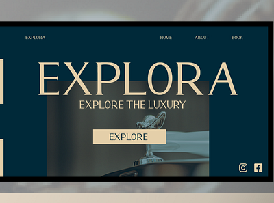 Explora 30daysofwebdesign design landingpage ui ux webdesign