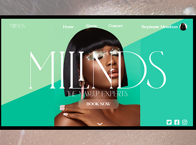 Milinds 30daysofwebdesign design landingpage ui ux