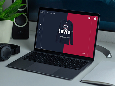 Levi's design landingpage ui ux webdesign