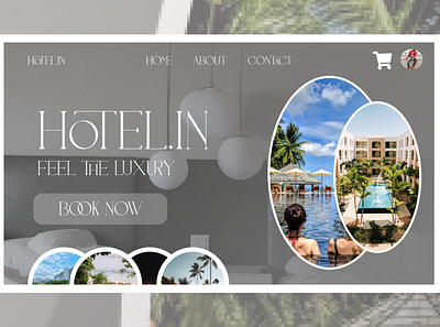 Hotel.in 30daysofwebdesign design landingpage ui ux webdesign