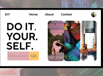 DIY 30daysofwebdesign design landingpage ui ux webdesign