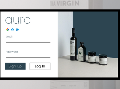 auro 30daysofwebdesign dailyui day001 design graphic design illustration landingpage ui ux webdesign