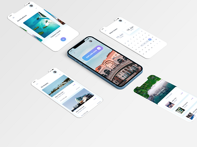 Travel App 30daysofwebdesign app design design landingpage ui ux webdesign