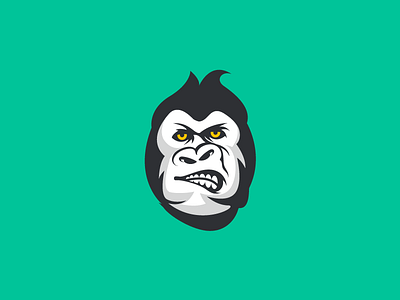 Gorilla 2nd Avatar Illustration animal animals avatar face gorilla illustration illustrator