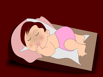 Baby Illustration 1. baby illustration baby slepping illustration baby vector image child vector image graphic design little child illustration vector drawing vector image