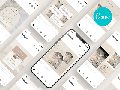 Instagram Feed Set berrydesign canva design canva feed canva instagram design feed design graphic design instagram instagram design instagram mood instagram puzzle moodboard