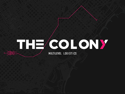 The Colony Ants branding design graphic design illustration logistics logo typography
