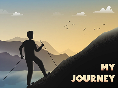 My Journey design graphic design illustration vector